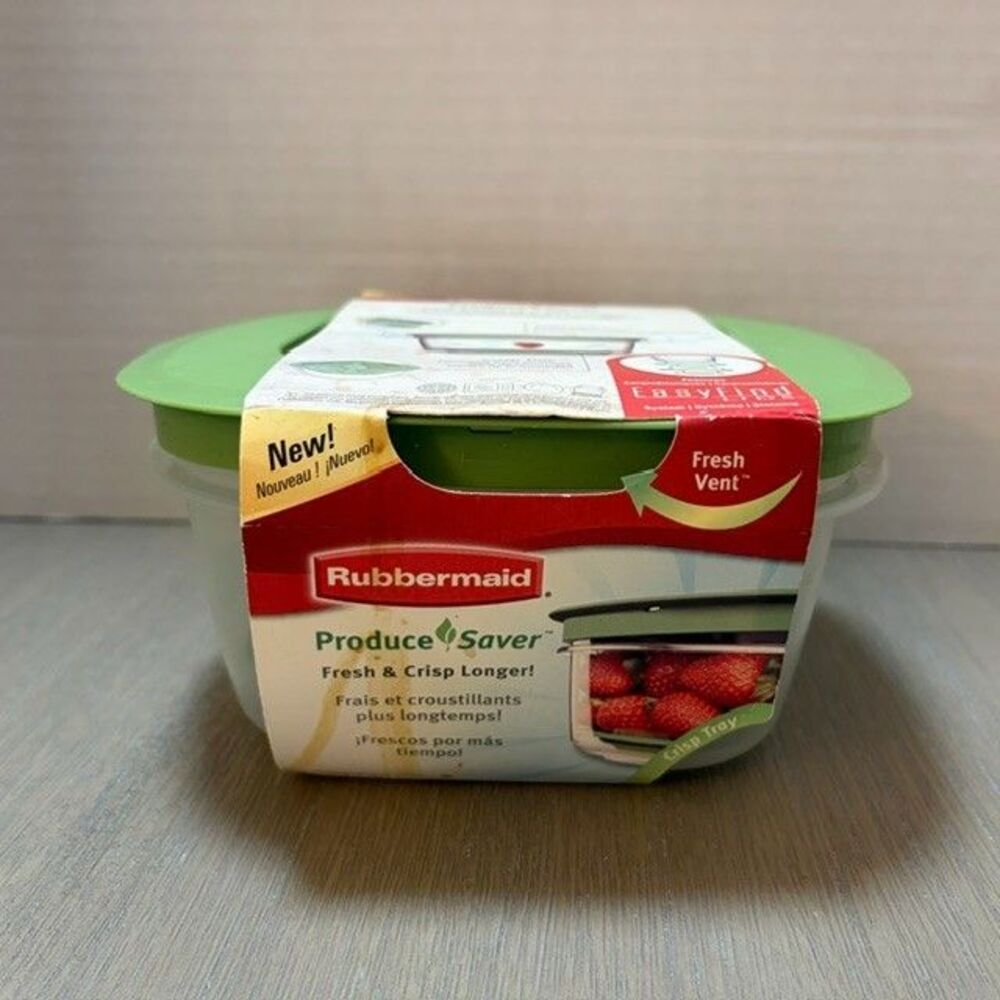 Vintage Rubbermaid Produce Saver 5 cups Fresh & Crisp Longer New Old Stock